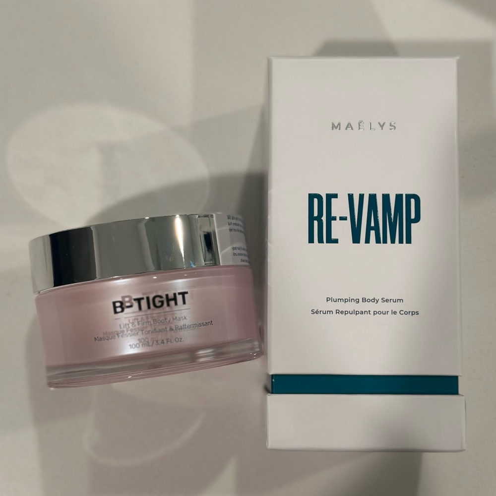 NEW - Maelys B-Tight lift and firm booty mask and Re-vamp Plumping Body Serum